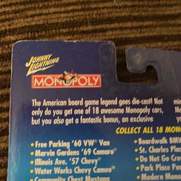 Vintage Die-cast Johnny Lightning Monopoly Volkswagen Bus Van Red Silver… - Picture 6 of 7